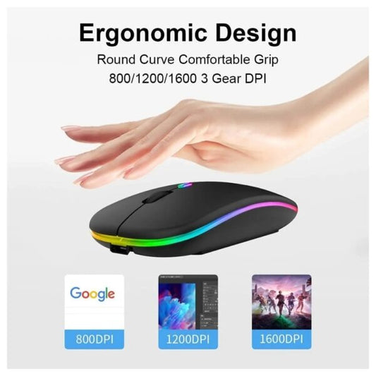 "HP W10 Silent Wireless Mouse – Slim & Stylish"