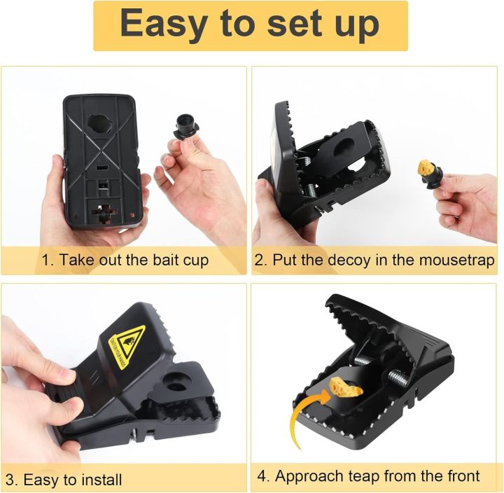 "Y.M Traders Heavy Duty Mouse Trap – Reusable, Effective, Fast Kill"