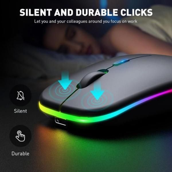 "HP W10 Silent Wireless Mouse – Slim & Stylish"